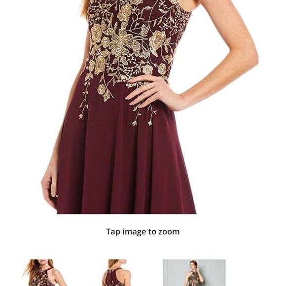 Betsy & Adam Gown Size 6 Petite - Picture 3 of 13